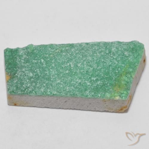 Variscite druzy Vert clair naturelle Fantaisie, 12.08 ct, Opaque