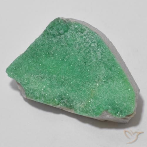 Druzy Variscite Vert moyen naturelle Fantaisie, 12.31 ct, Opaque