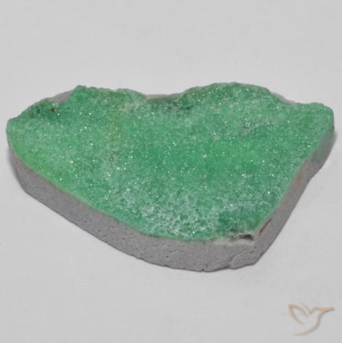 Druzy Variscite Vert moyen naturelle Fantaisie, 12.31 ct, Opaque