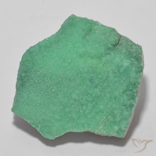 12.50ct Naturel Menthe verte Variscite druzy, Fantaisie, Opaque