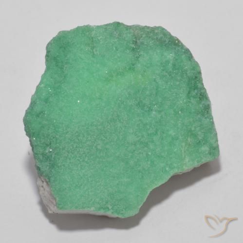 Variscite druzy Menthe verte naturelle Fantaisie, 12.50 ct, Opaque