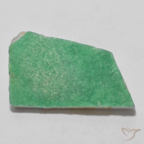 11.00ct Naturel Menthe verte Druzy Variscite, Fantaisie, Opaque