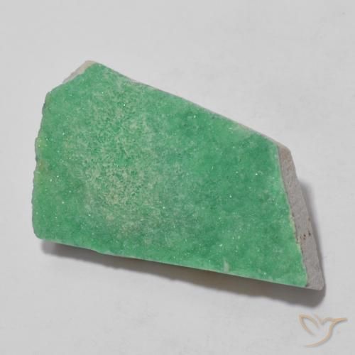 Variscite druzy Menthe verte naturelle Fantaisie, 11.00 ct, Opaque