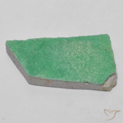 Variscite druzy Menthe verte naturelle Fantaisie, 11.00 ct, Opaque