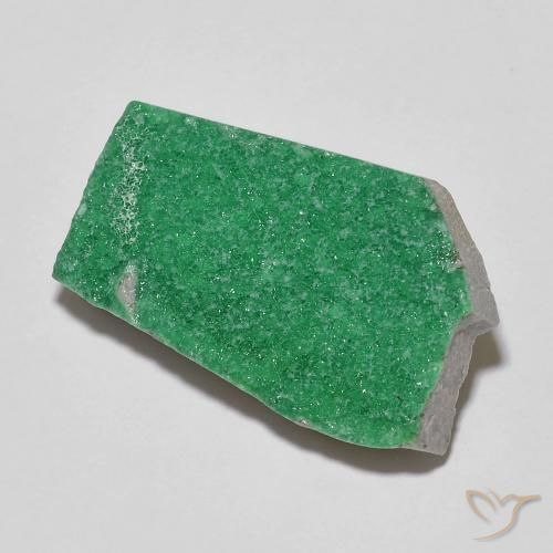 Variscite druzy Vert moyen naturelle Fantaisie, 16.65 ct, Opaque