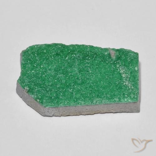 Variscite druzy Vert moyen naturelle Fantaisie, 16.65 ct, Opaque