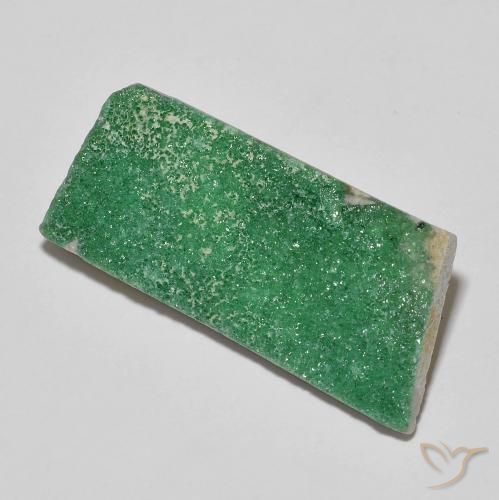 Variscite druzy Vert moyen naturelle Fantaisie, 12.76 ct, Opaque