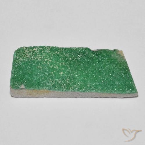Variscite druzy Vert moyen naturelle Fantaisie, 12.76 ct, Opaque