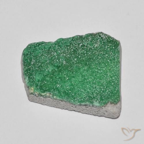 Variscite druzy Vert moyen naturelle Fantaisie, 11.83 ct, Opaque