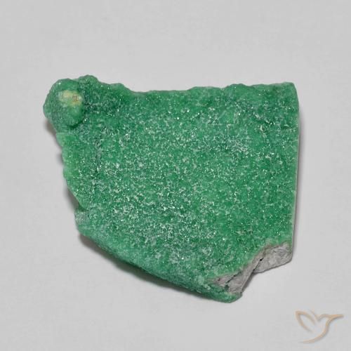 Variscite druzy Vert basilic léger naturelle Fantaisie, 17.25 ct, Opaque