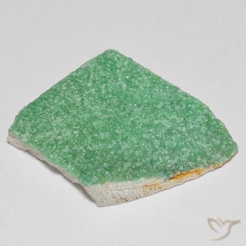 Variscite druzy Vert fougère naturelle Fantaisie, 12.22 ct, Opaque