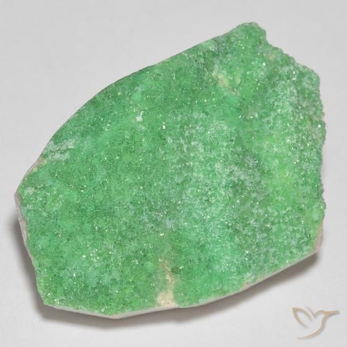 Variscite druzy Vert jaunâtre pâle naturelle Fantaisie, 21.42 ct, Opaque