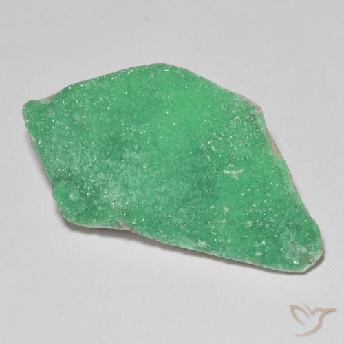 Variscite druzy Vert trèfle naturelle Fantaisie, 19.87 ct, Opaque