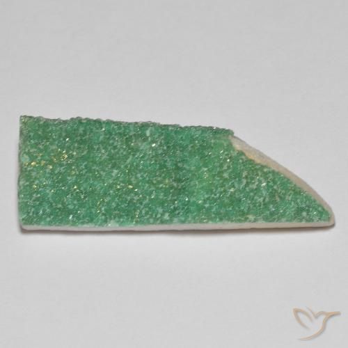 Druzy Variscite Vert chaud naturelle Fantaisie, 10.89 ct, Opaque