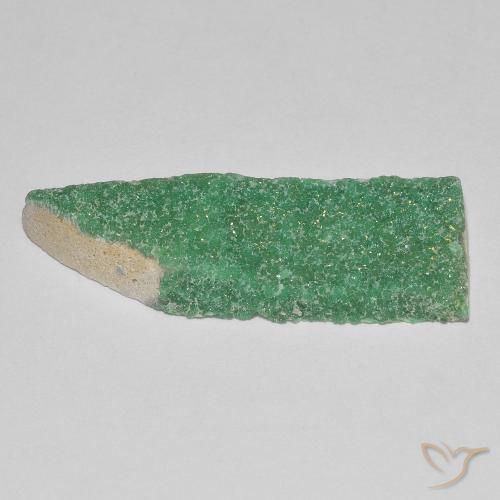 Druzy Variscite Vert chaud naturelle Fantaisie, 10.89 ct, Opaque