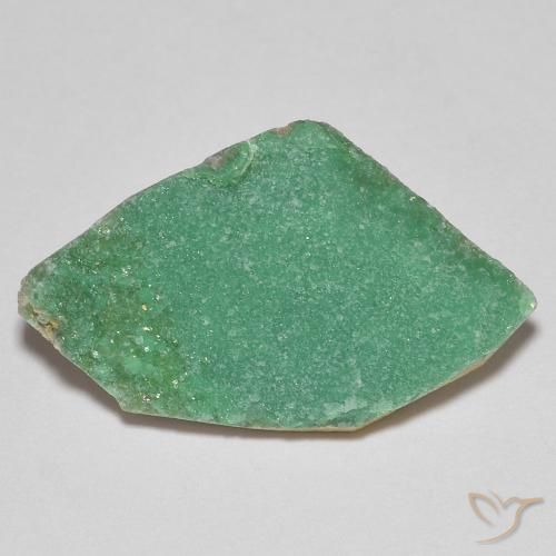 6.44ct Naturel Vert moyen Druzy Variscite, Fantaisie, Opaque