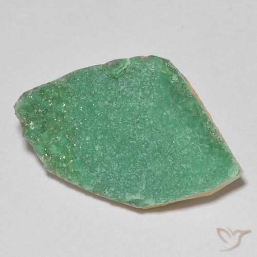 Variscite druzy Vert moyen naturelle Fantaisie, 6.44 ct, Opaque