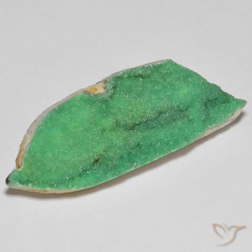 Variscite druzy Vert jaunâtre naturelle Fantaisie, 12.46 ct, Opaque