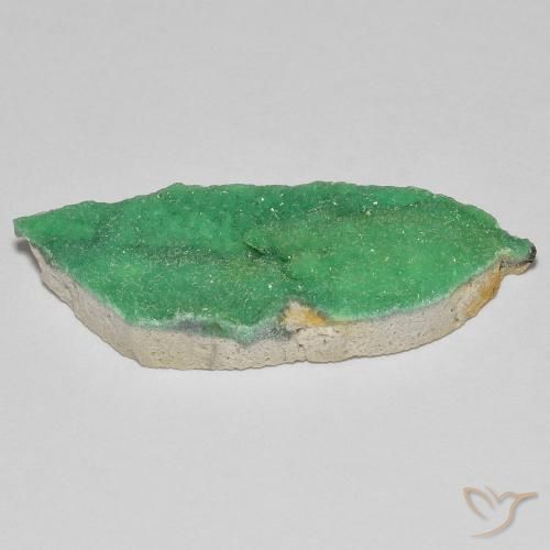 Variscite druzy Vert jaunâtre naturelle Fantaisie, 12.46 ct, Opaque