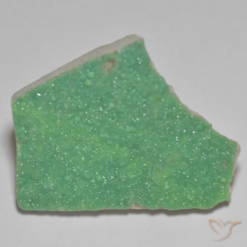 16.92ct Naturel Vert clair Variscite druzy, Fantaisie, Opaque