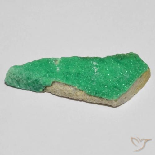 Variscite druzy Vert clair naturelle Fantaisie, 12.10 ct, Opaque