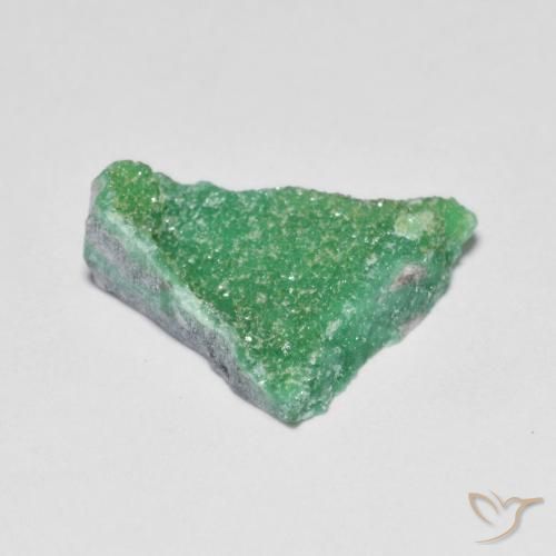 Variscite druzy Vert moyen naturelle Fantaisie, 3.20 ct, Opaque