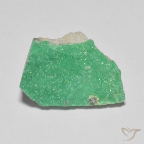 Variscite druzy Vert jaunâtre naturelle Fantaisie, 5.60 ct, Opaque