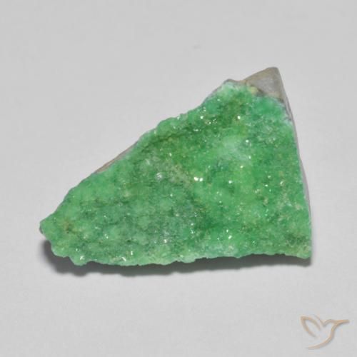 Variscite druzy Vert trèfle naturelle Fantaisie, 4.05 ct, Opaque