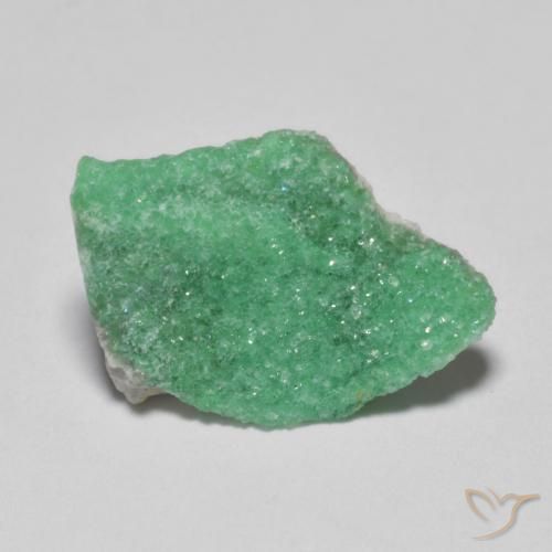 Variscite druzy Vert fougère naturelle Forme fantaisie, 2.42 ct, Opaque
