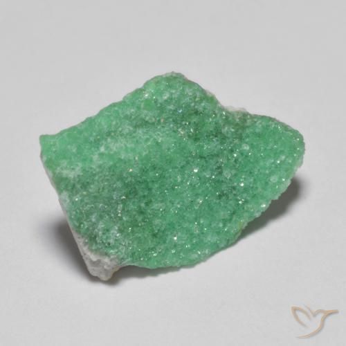 Variscite druzy Vert fougère naturelle Forme fantaisie, 2.42 ct, Opaque