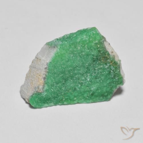 5.57ct Naturel Vert moyen Variscite druzy, Fantaisie, Opaque