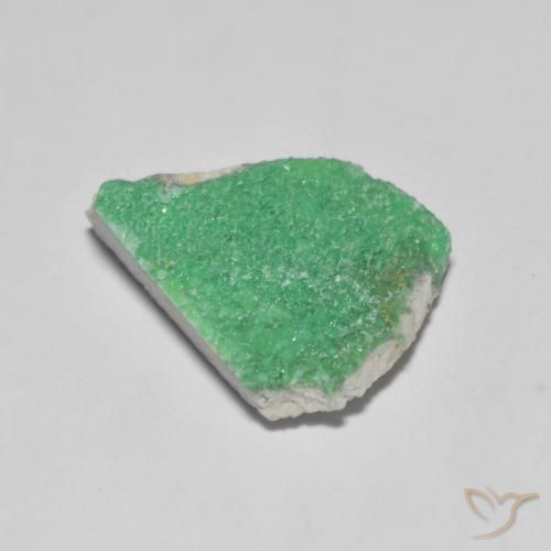 Variscite druzy Vert moyen naturelle Fantaisie, 5.57 ct, Opaque