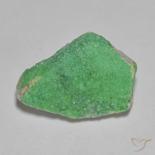 5.57ct Naturel Vert moyen Druzy Variscite, Fantaisie, Opaque