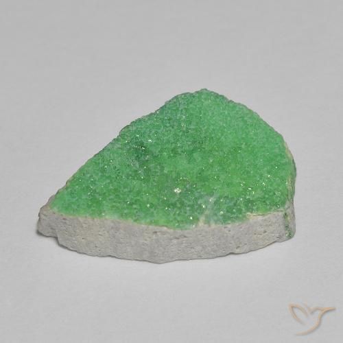 Variscite druzy Vert moyen naturelle Fantaisie, 5.57 ct, Opaque