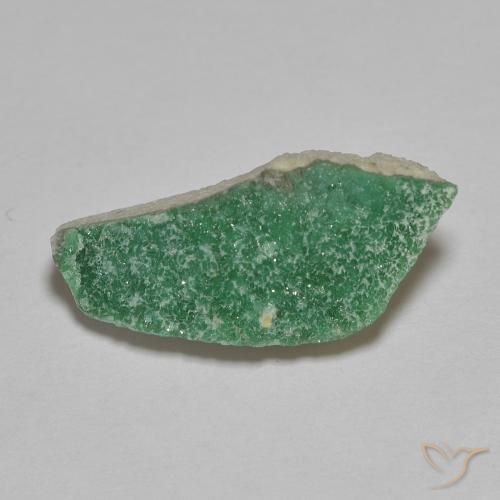 3.29ct Naturel Vert moyen Druzy Variscite, Fantaisie, Opaque