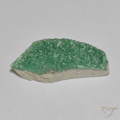 Variscite druzy Vert moyen naturelle Fantaisie, 3.29 ct, Opaque