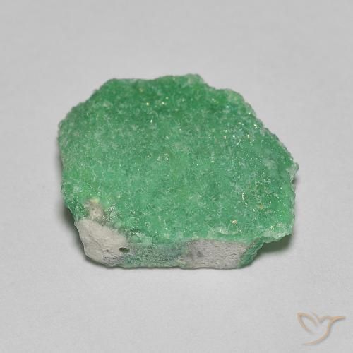 Variscite druzy Vert clair naturelle Fantaisie, 3.97 ct, Opaque