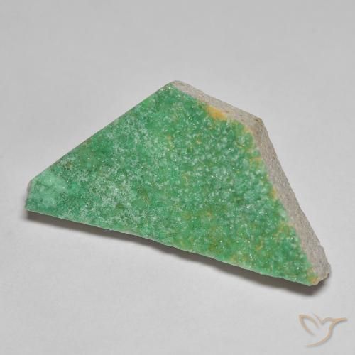 17.22ct Naturel Vert moyen Variscite druzy, Fantaisie, Opaque