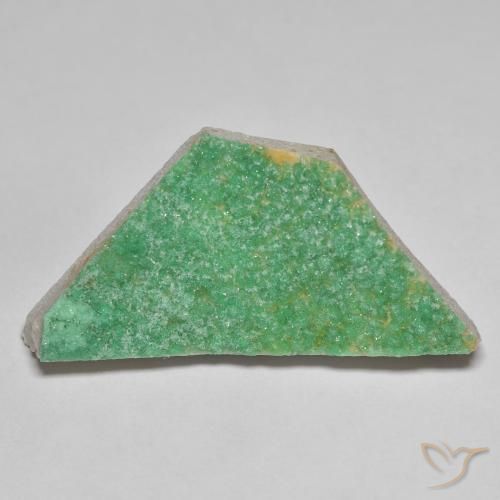 Variscite druzy Vert moyen naturelle Fantaisie, 17.22 ct, Opaque