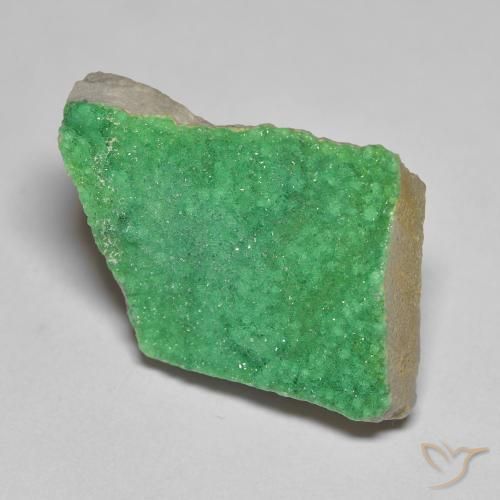 Variscite druzy Vert jaunâtre naturelle Fantaisie, 14.38 ct, Opaque