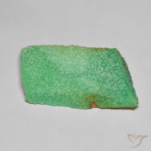 Variscite druzy Vert jaunâtre naturelle Fantaisie, 13.47 ct, Opaque