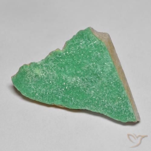 11.23ct Naturel Vert moyen Variscite druzy, Fantaisie, Opaque