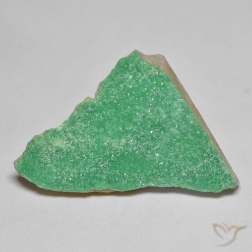 Variscite druzy Vert moyen naturelle Fantaisie, 11.23 ct, Opaque