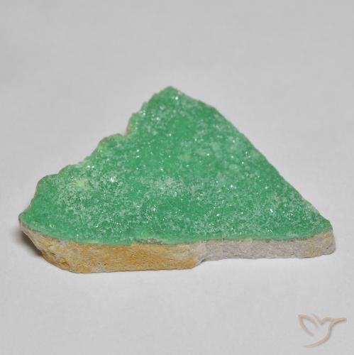 Variscite druzy Vert moyen naturelle Fantaisie, 11.23 ct, Opaque
