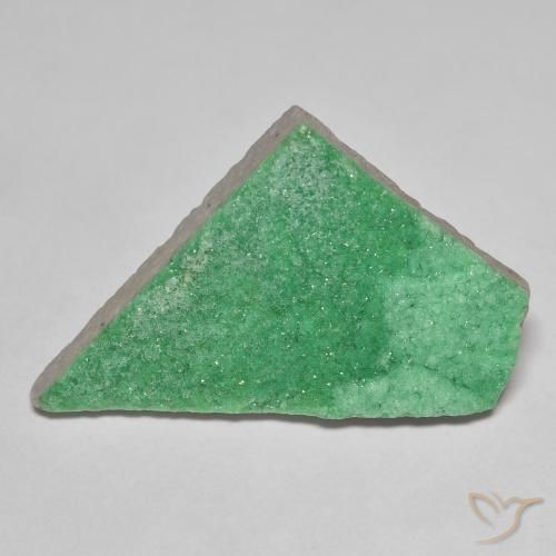 Variscite druzy Vert trèfle naturelle Fantaisie, 9.28 ct, Opaque