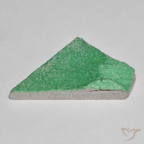 Variscite druzy Vert trèfle naturelle Fantaisie, 9.28 ct, Opaque