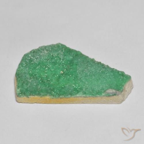 Variscite druzy Vert moyen naturelle Fantaisie, 9.16 ct, Opaque