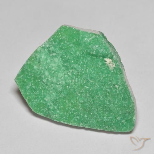 Druzy Variscite Menthe verte naturelle Fantaisie, 13.77 ct, Opaque