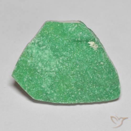 Druzy Variscite Menthe verte naturelle Fantaisie, 13.77 ct, Opaque