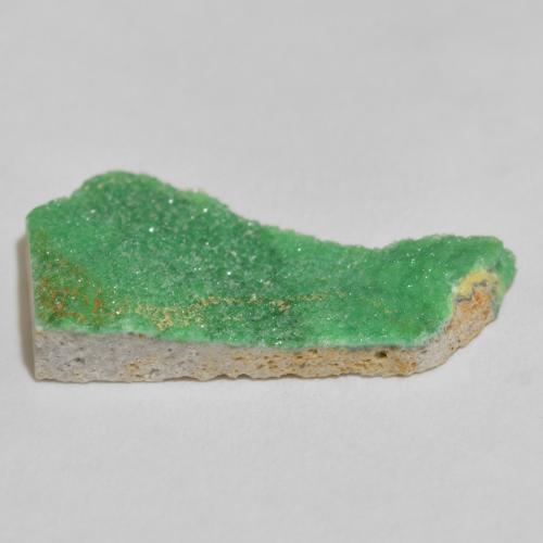 Variscite druzy Vert fougère profond naturelle Fantaisie, 7.78 ct, Opaque